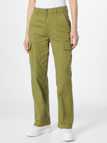 Regular Pantalon cargo Cotton On en vert : devant