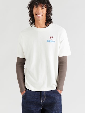 T-Shirt Abercrombie & Fitch en blanc