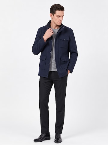 ALLTHEMEN Winter coat 'Nahtverlauf' in Blue