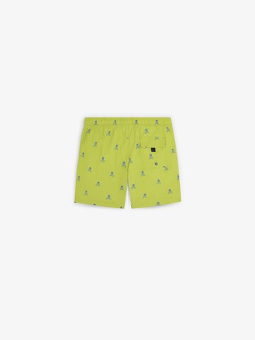 Scalpers Neon Skull Swimsuit ' ' in Grün