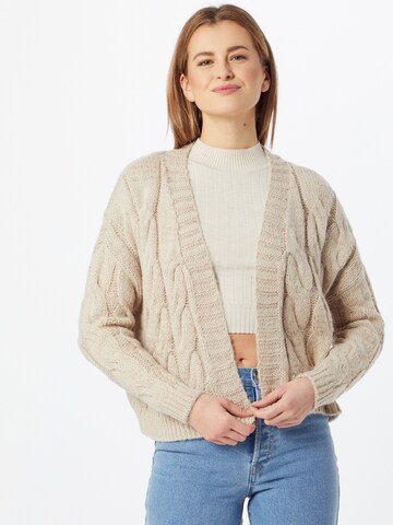 ONLY Knit Cardigan 'Leya' in Beige: front