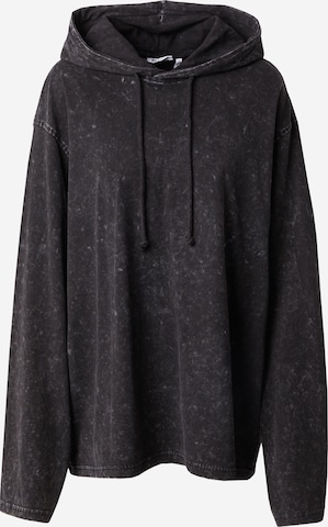 WEEKDAY Μπλούζα φούτερ σε μαύρο: μπροστά