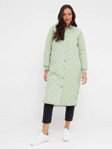 Derbe Between-Season Jacket 'Quiltby Long' in Mixed colors: front