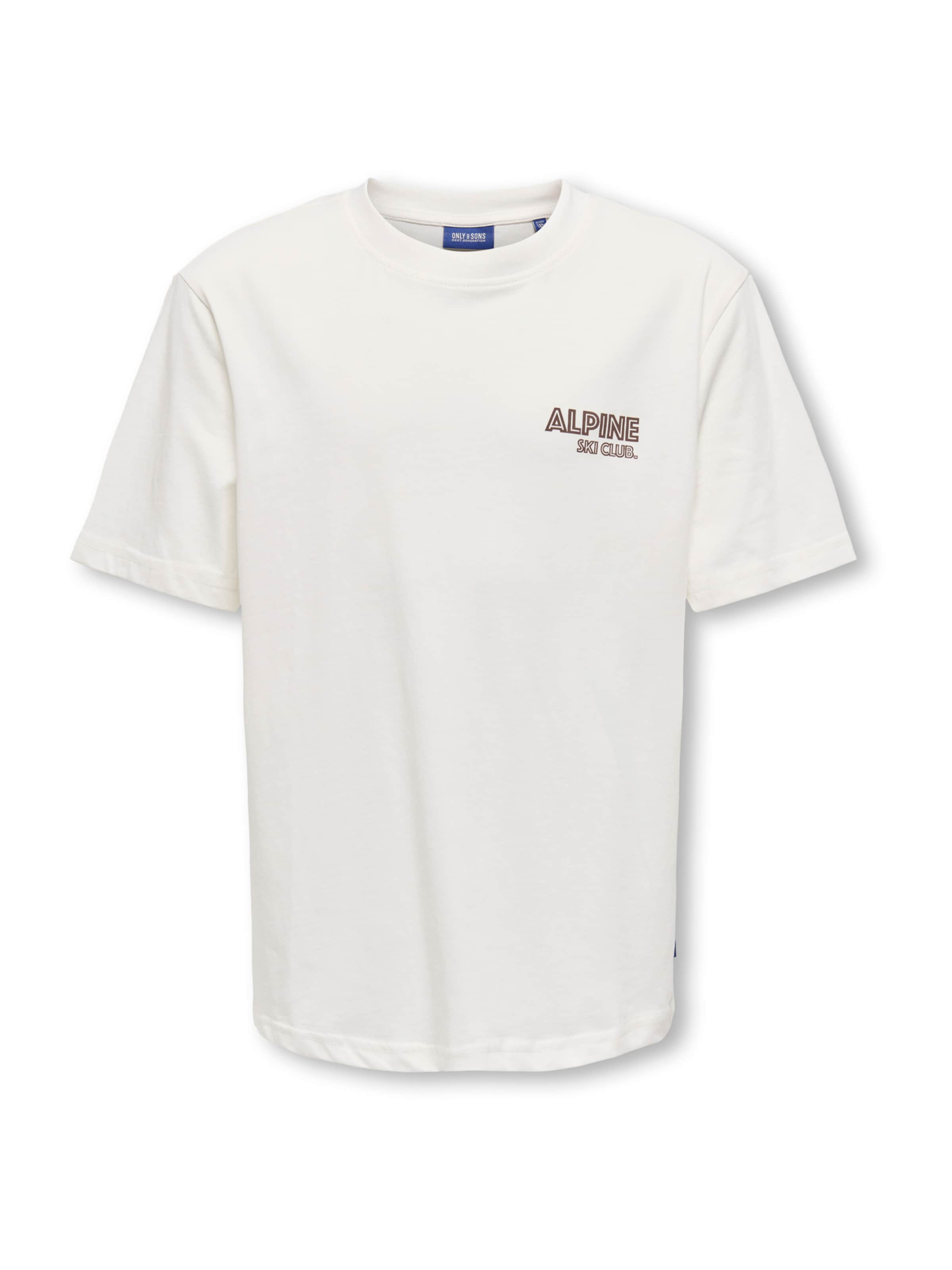 Only & Sons Junior Tričko 'OSJLARRY' - Biela: predná strana