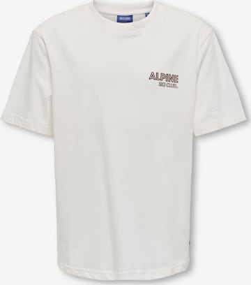 Only & Sons Junior T-shirt 'OSJLARRY' i vit: framsida