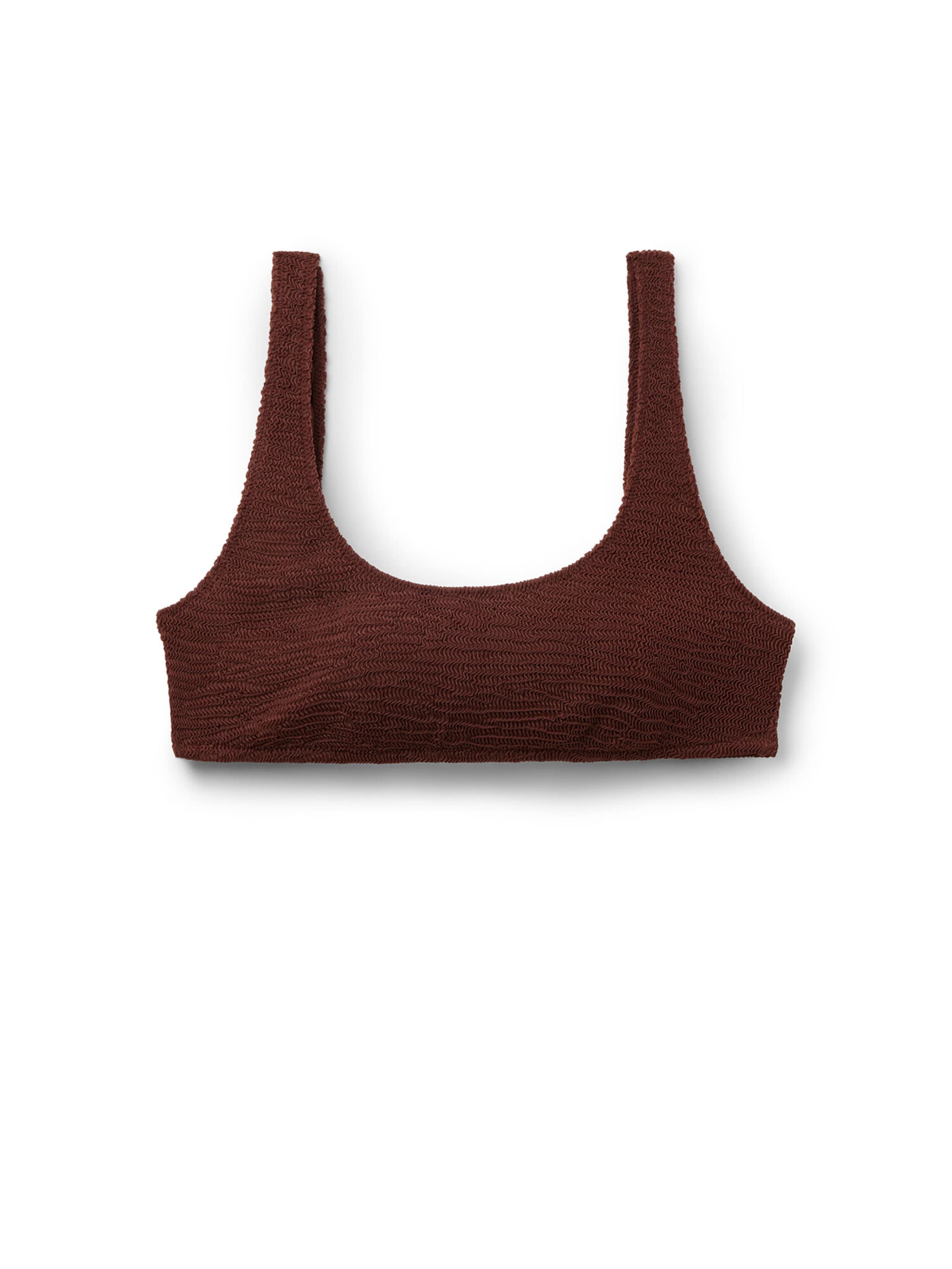 CALZEDONIA Bikini Top 'CRINKLE WAVES' in Brown, Item view