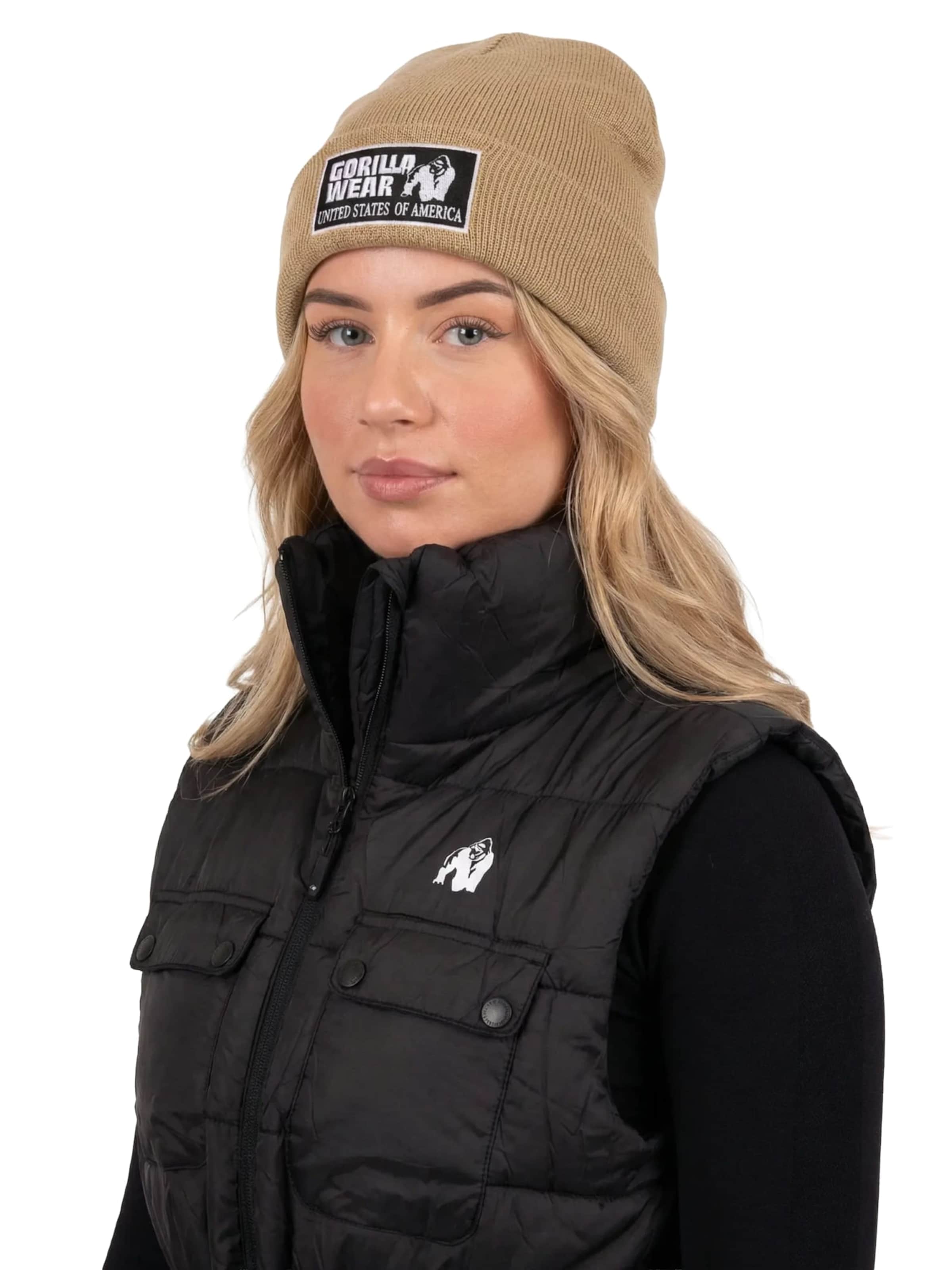 Sac de sport 'Jerome Gym Bag' Gorilla Wear en beige : devant