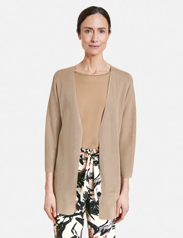 GERRY WEBER Strikkejakke i beige: forside