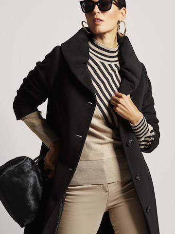 Manteau mi-saison MADELEINE en noir