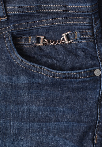 STREET ONE Slimfit Jeans 'Jane' i blå