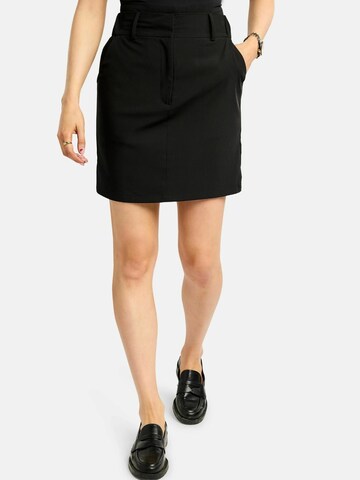 Liberte Essentiel Skirt ' FREDE ' in Black: front