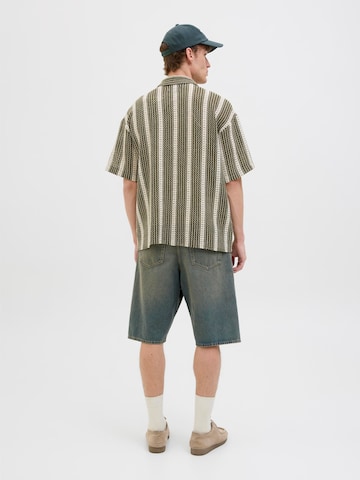 JACK & JONES Comfort Fit Skjorte 'JORBellagio' i grøn
