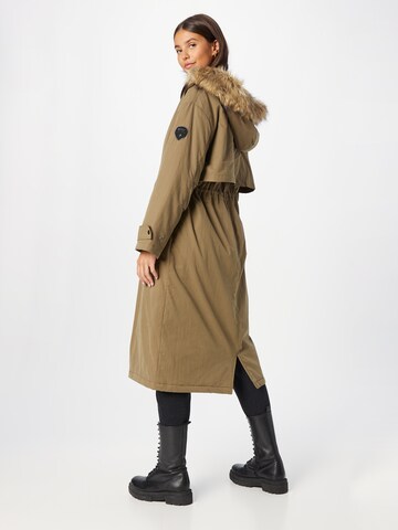 Parka mi-saison 'HONEY' ONLY en vert