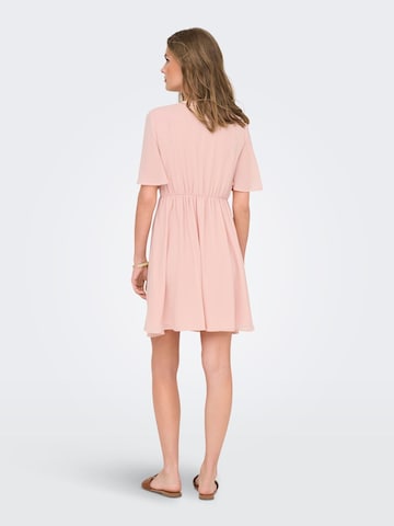 ONLY Jurk 'ONLStar' in Roze