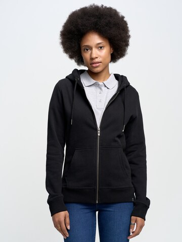 BIG STAR Sweat jacket in Black: front