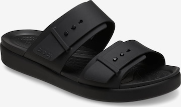 Crocs Pistokkaat 'Brooklyn' värissä musta: etupuoli