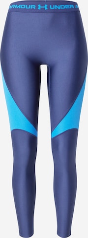 UNDER ARMOUR Скинни Спортивные штаны в Синий: спереди