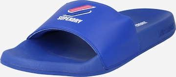 Superdry Strand-/badschoen in Blauw: voorkant