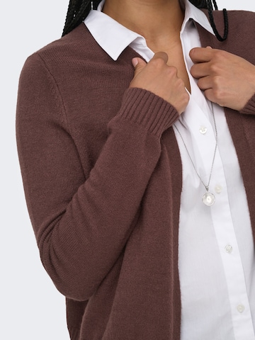 ONLY Strickjacke in Braun