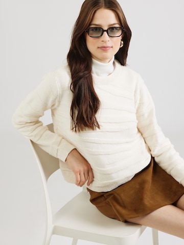 VERO MODA - Jersey 'VMMALOU' en beige: frente