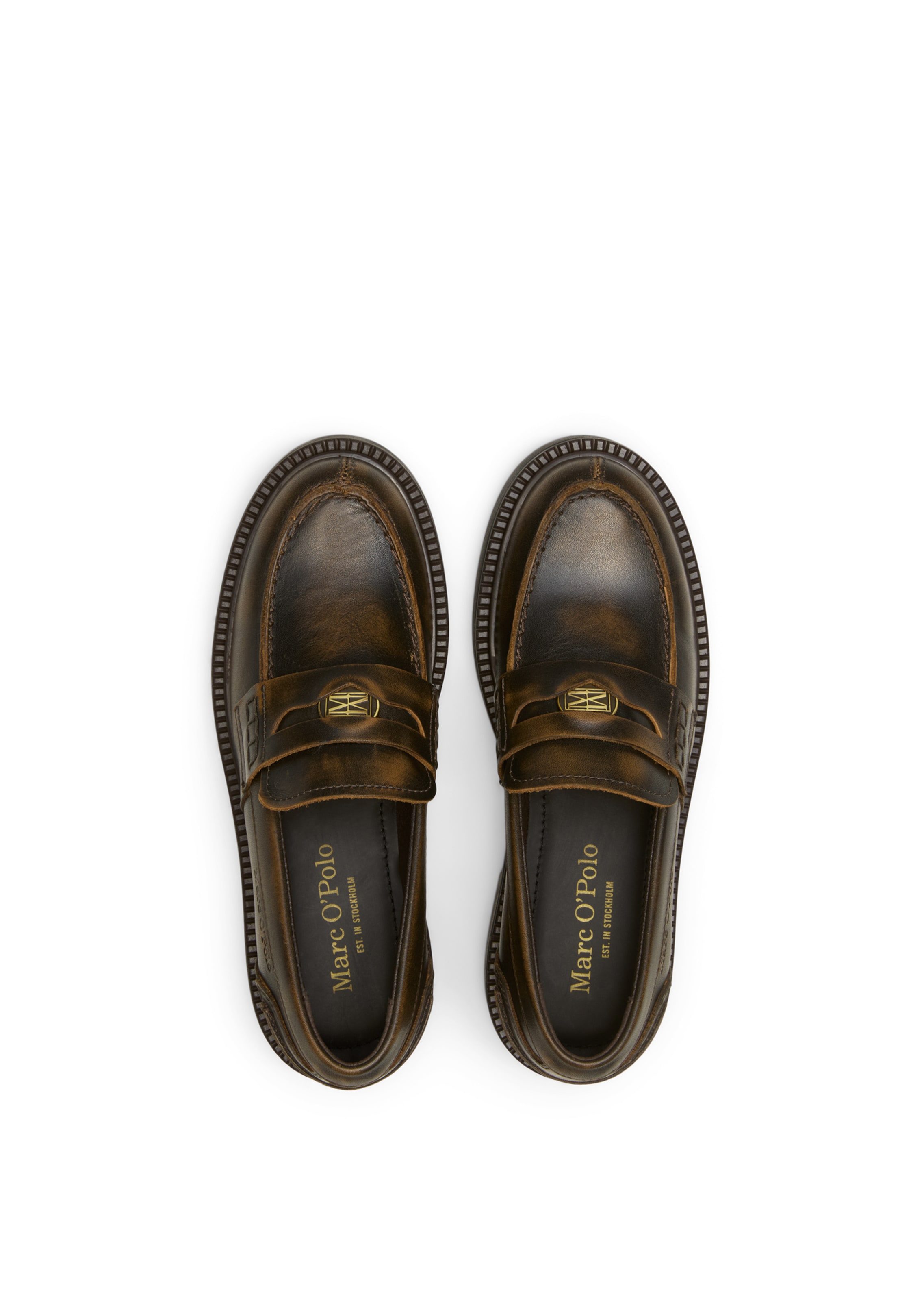 Marc O'Polo Slip-ons in Brown