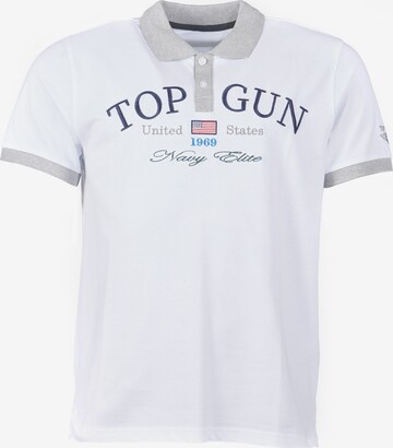 TOP GUN Shirt in Wit: voorkant