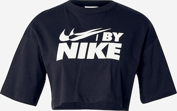 T-shirt Nike Sportswear en noir : devant