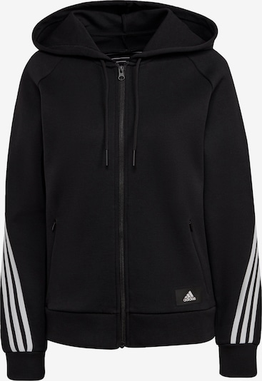 ADIDAS PERFORMANCE Sports sweat jacket in Black / White, Item view