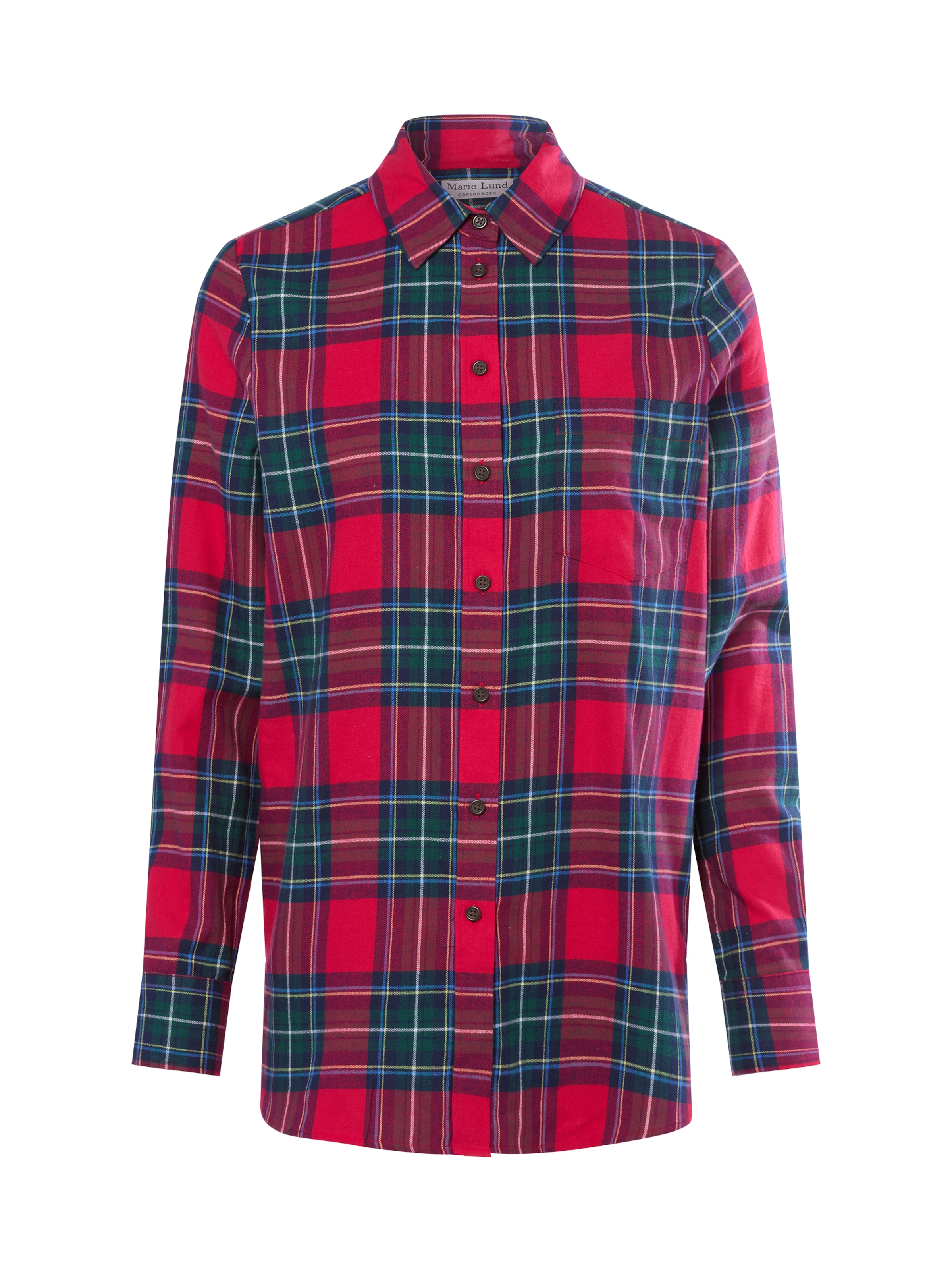 Marie Lund Blouse in Red: front