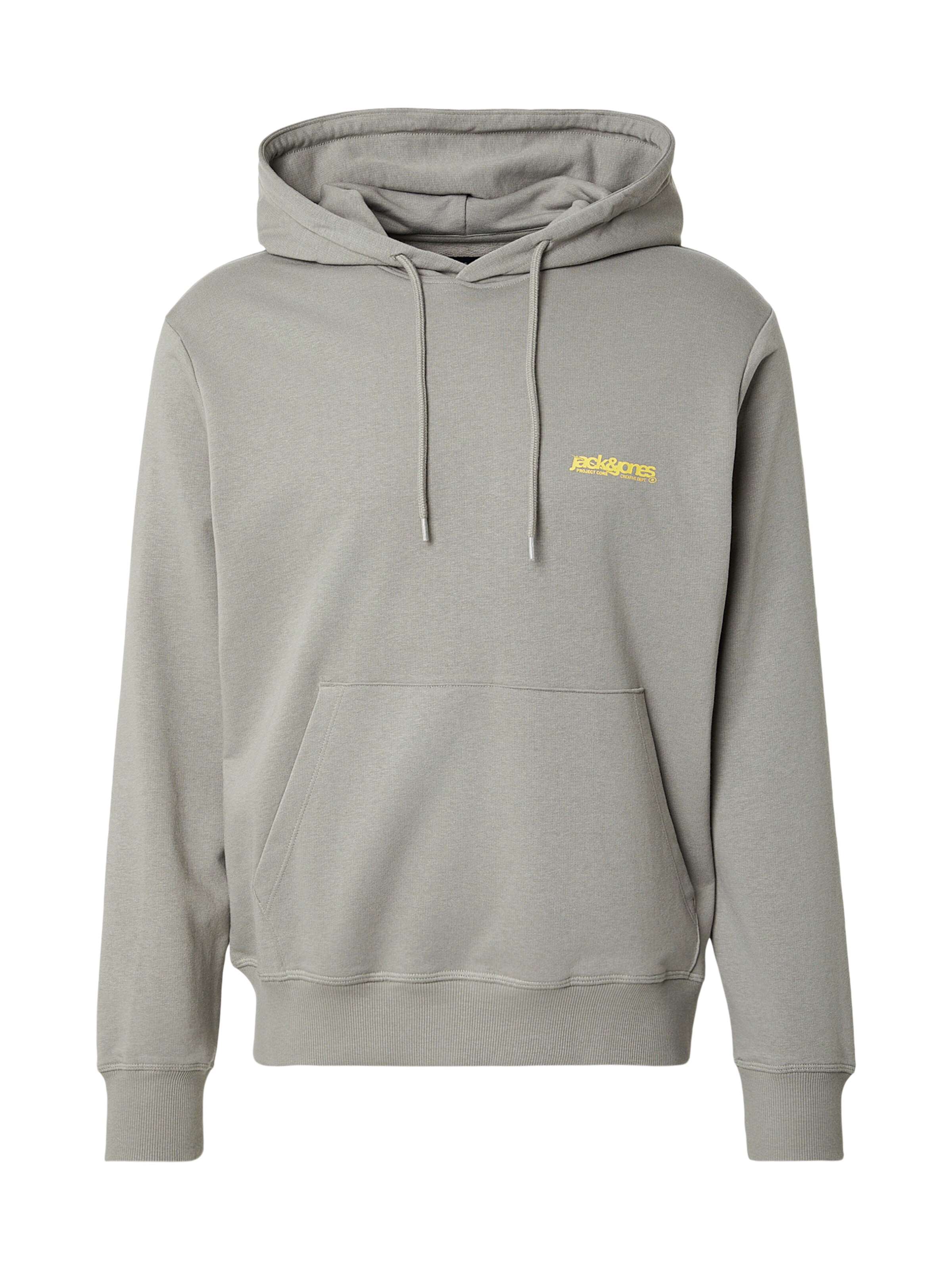 JACK & JONES Sudadera 'JWHUNION' en amarillo / gris, Vista del producto