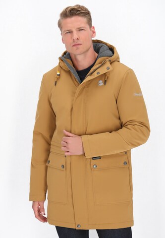 Veste fonctionnelle Schmuddelwedda en beige : devant