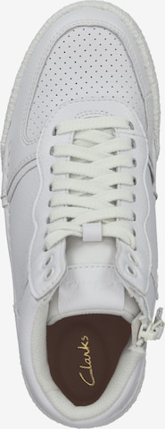 CLARKS High-Top Sneakers in White