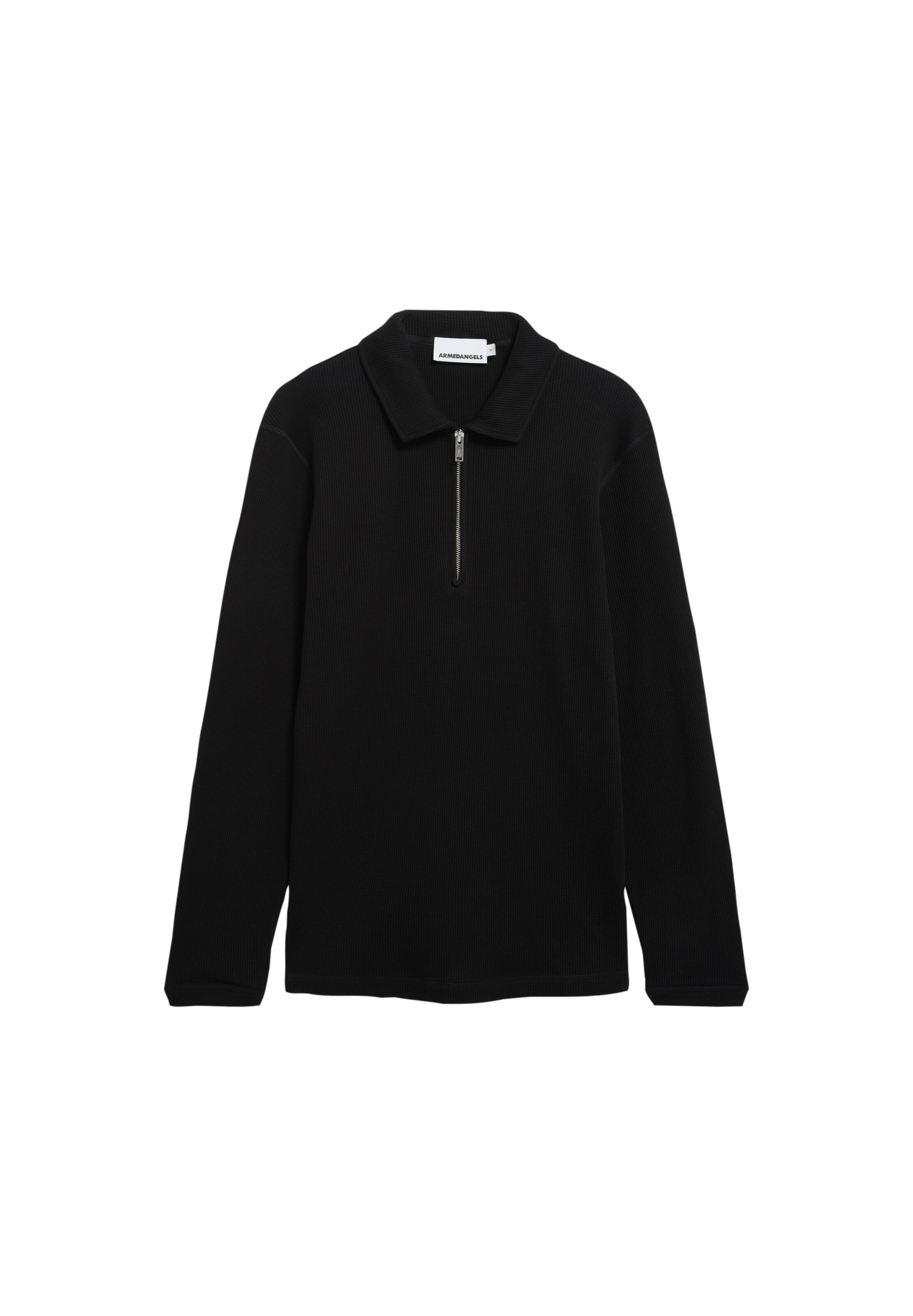 ARMEDANGELS Shirt in Zwart: voorkant