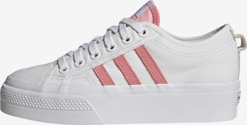 ADIDAS ORIGINALS Sneakers laag 'Nizza' in Wit: voorkant