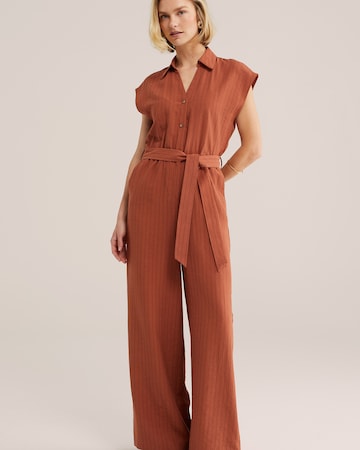 WE Fashion Kombinezon | oranžna barva: sprednja stran
