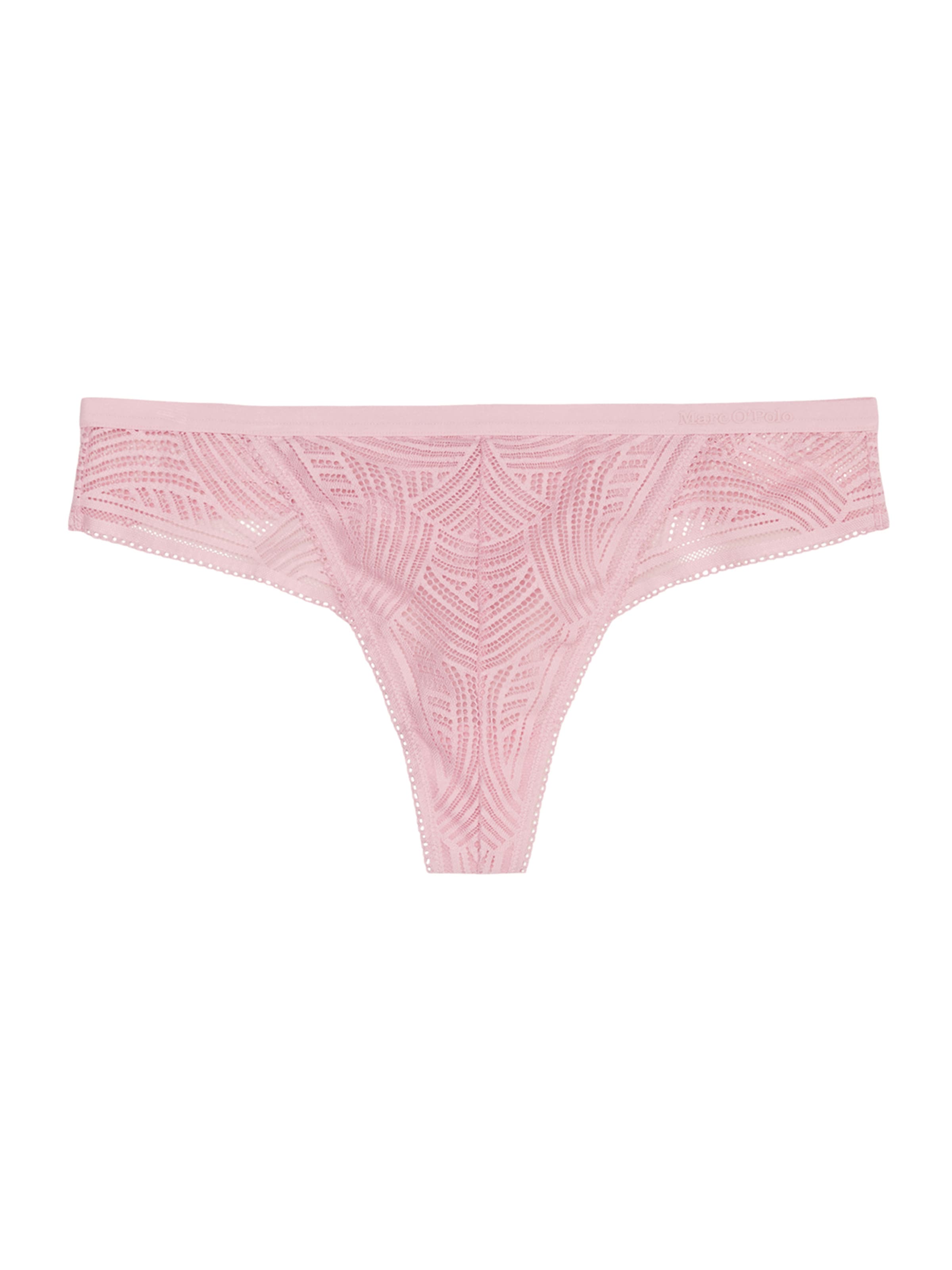Marc O'Polo String ' Timeless Lace ' in Pink: Vorderseite