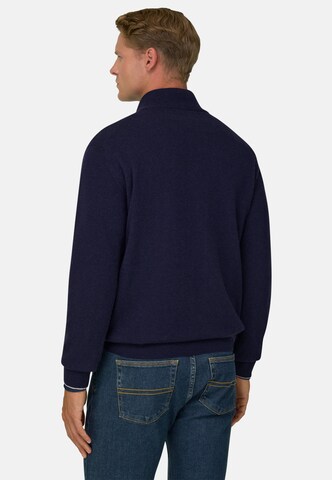 Boggi Milano Gebreid vest in Blauw: terug