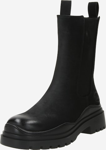 Dockers by Gerli Chelsea Boots in Schwarz: predná strana