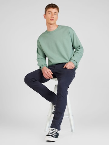 QS Μπλούζα φούτερ σε πράσινο