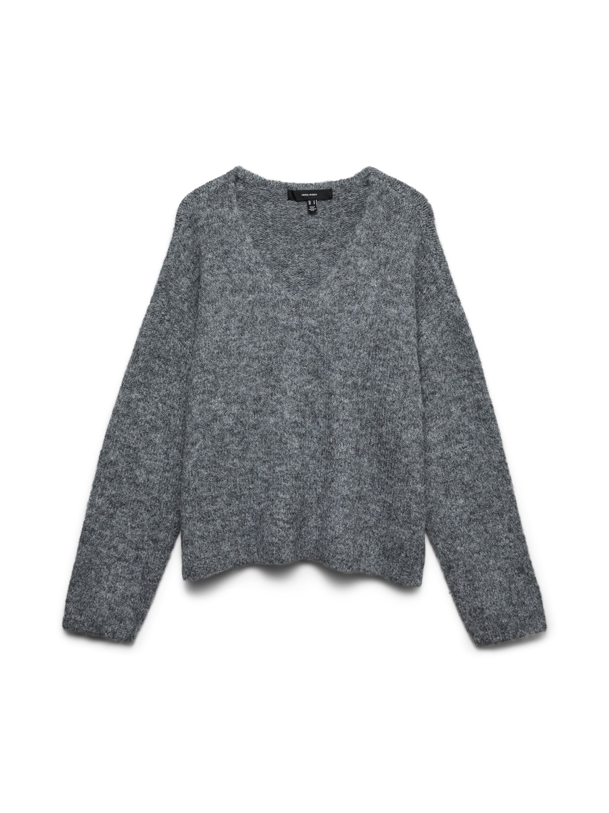 VERO MODA Pullover 'VMBerry' in Grau: Vorderseite
