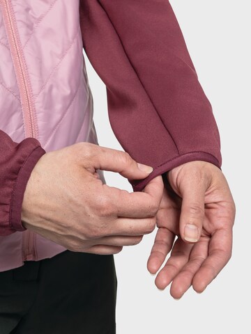 Schöffel Functionele fleece jas 'Cascata WMS' in Roze