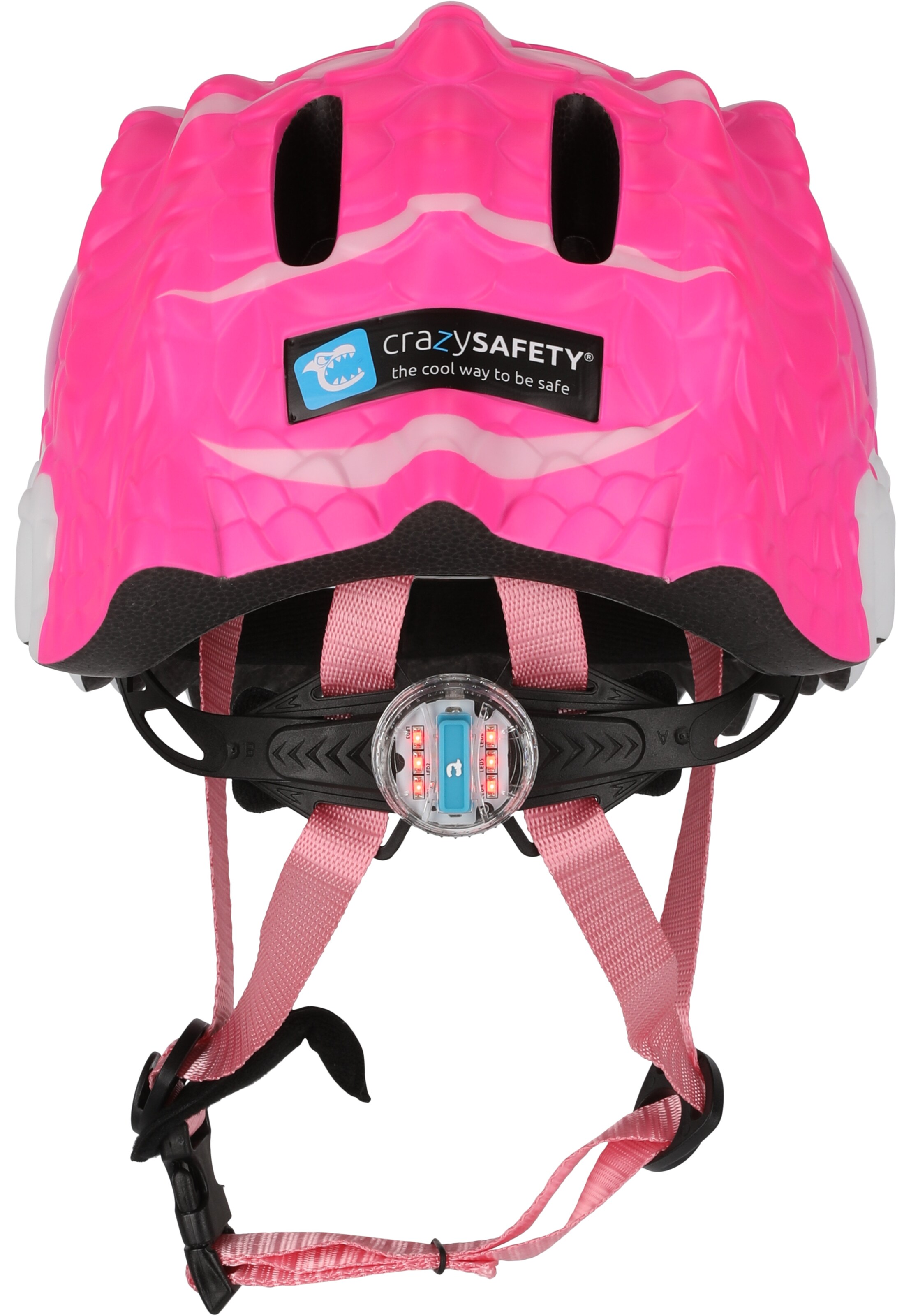 Crazy Safety Fahrradhelm 'Dino' in Pink