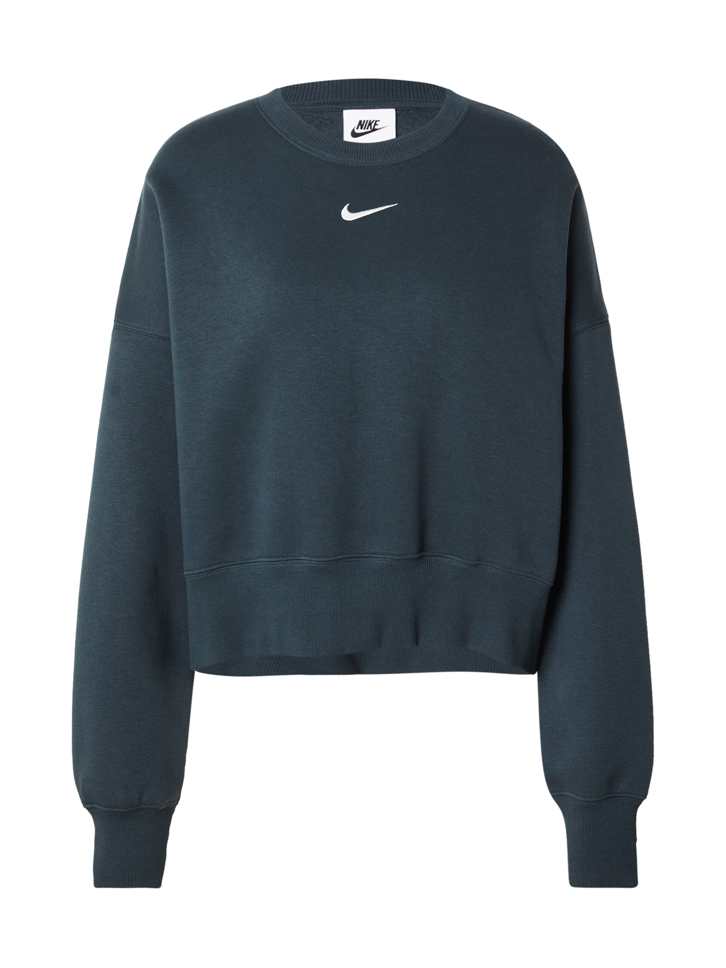 Nike Sportswear Μπλούζα φούτερ 'Phoenix Fleece' σε πράσινο: μπροστά