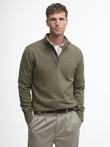 Pull-over Barbour en vert : devant