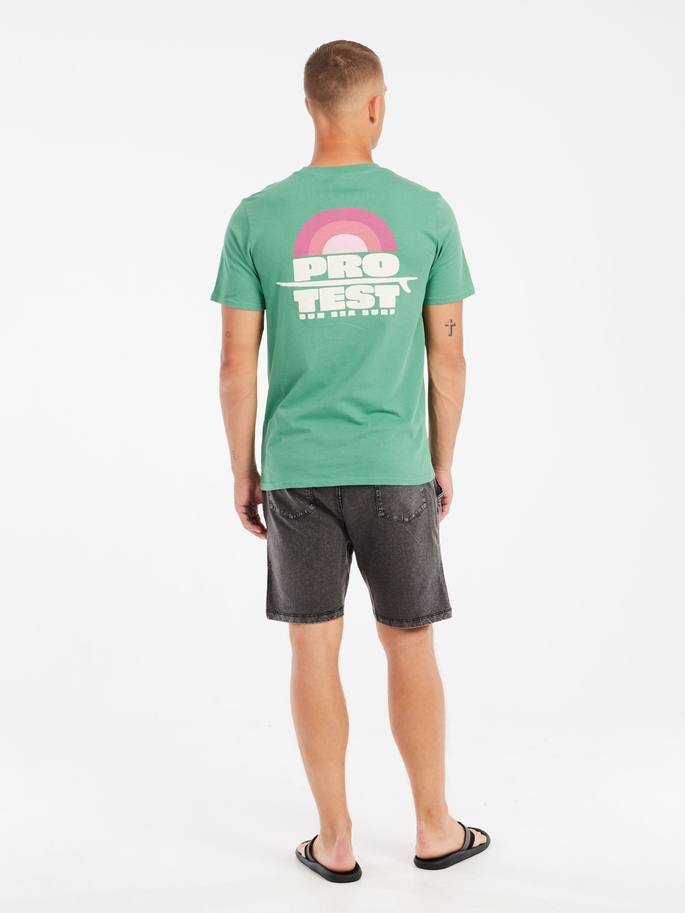 PROTEST Shirt 'PRTBaio' in Green
