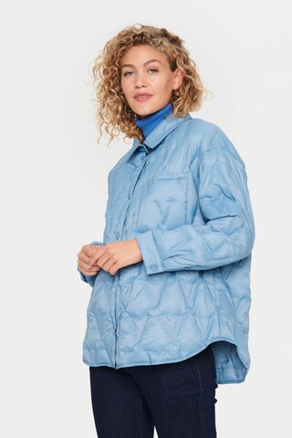 SAINT TROPEZ Prehodna jakna 'Caddy' | modra barva