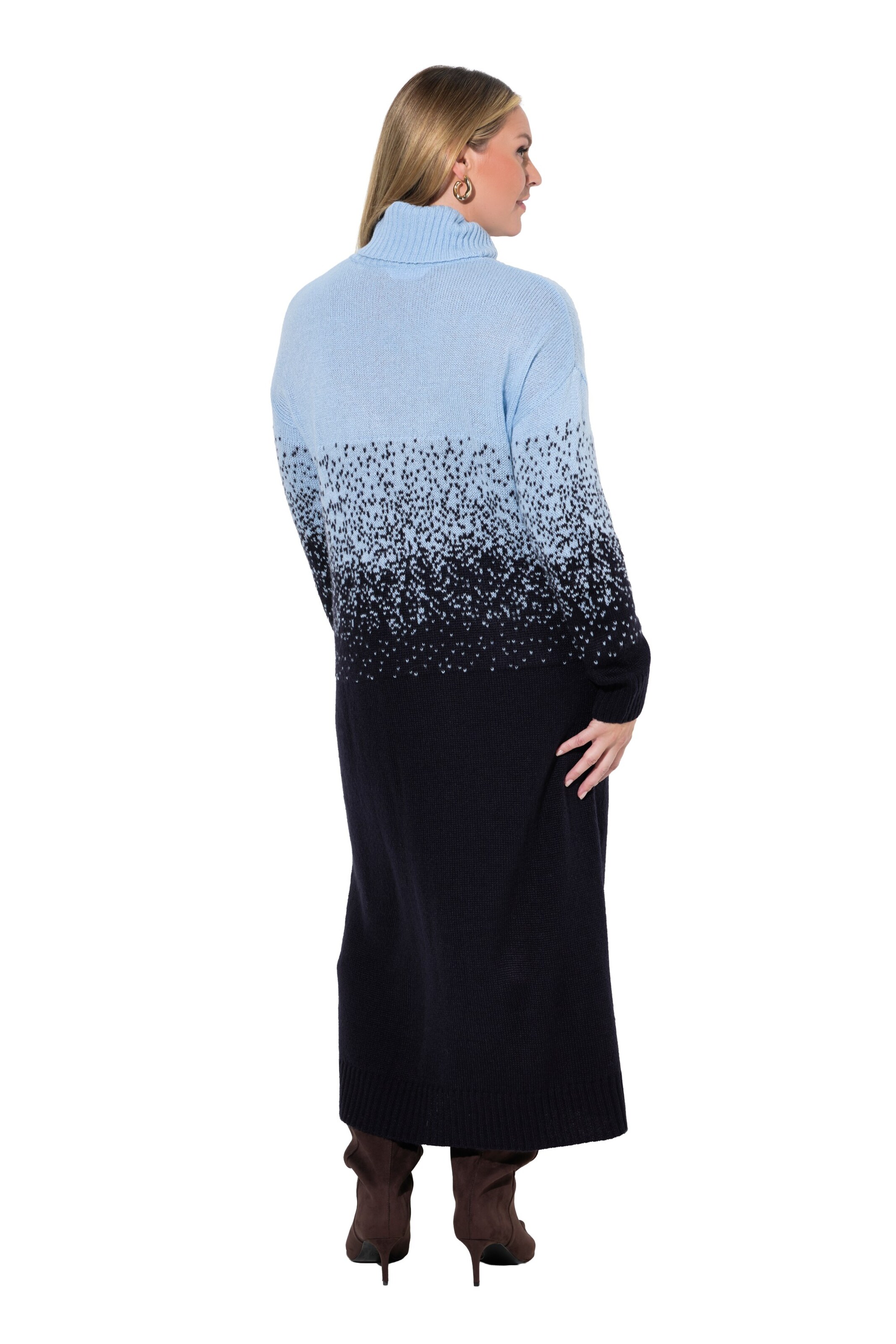 MIAMODA Knit dress in Blue