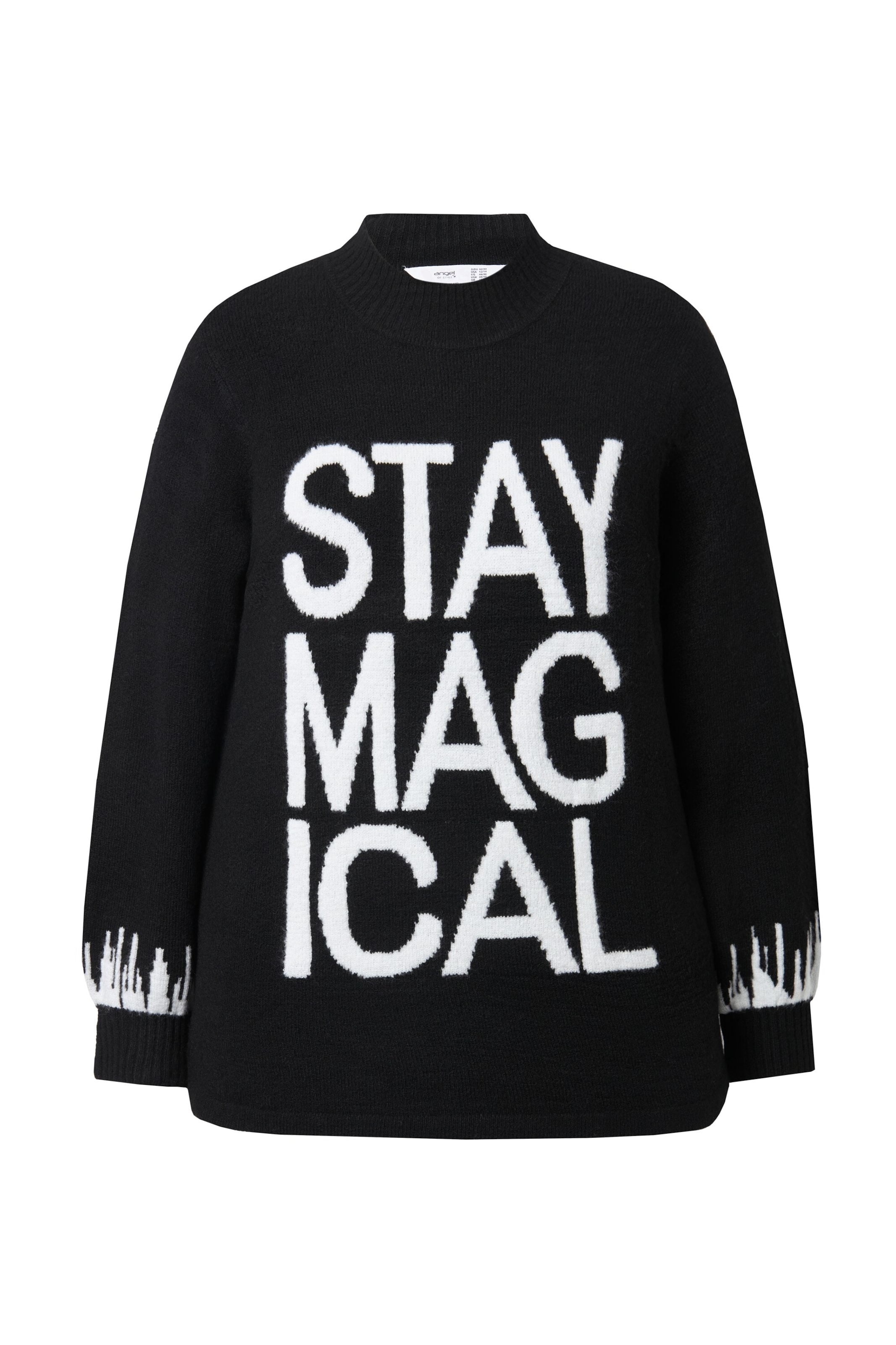 Angel of Style Sweater in Black: front