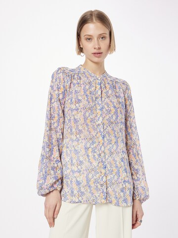 SECOND FEMALE Blouse 'Poppi' in Blauw: voorkant