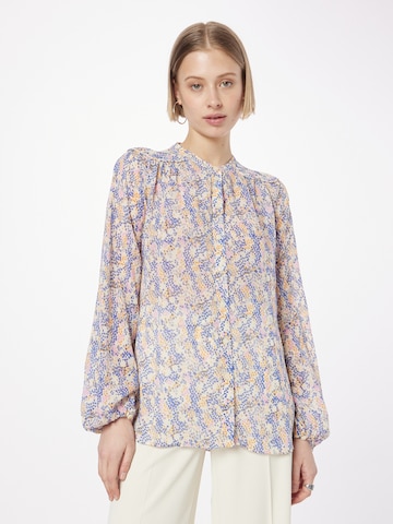 SECOND FEMALE Blouse 'Poppi' in Blauw: voorkant